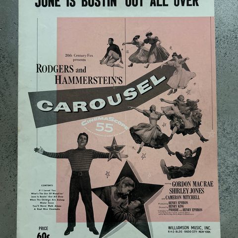 Noter - June is Bustin' out all over - Rodgers and Hammerstein