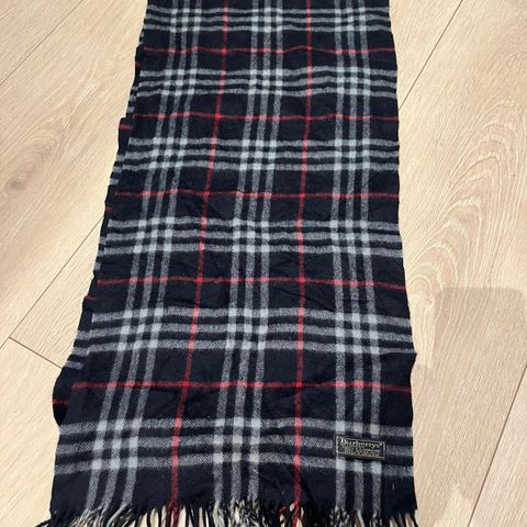 Burberry Skjerf Vintage (100% Cashmere!)