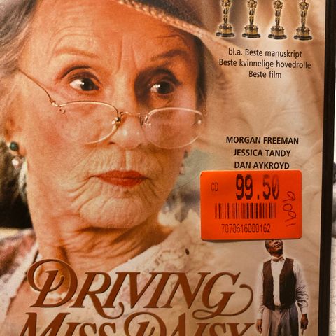 Driving miss Daisy (norsk tekst) Dvd