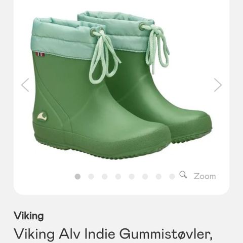 Viking gummistøvler grønn str. 26