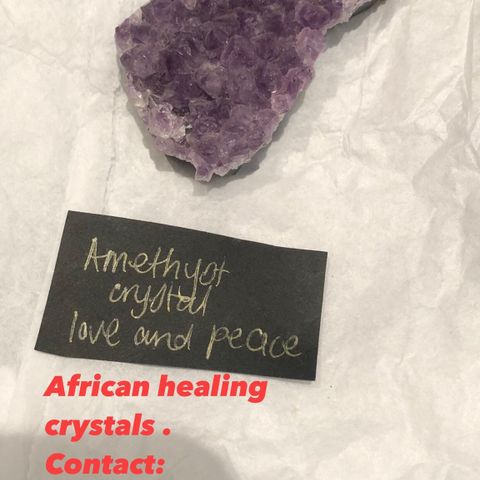 African healing crystal