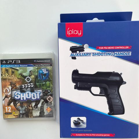 ps3 spill THE SHOOT MOVE / Pistol for Sony PS4 og PS3 / Light Gun Shooter
