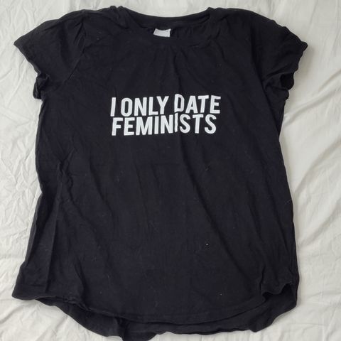 T-skjorte "I only date feminists"