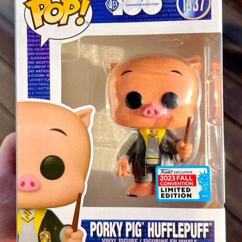 Funko Pop! Porky Pig Hufflepuff | Wizarding World | Warner Brothers 100th (1337)