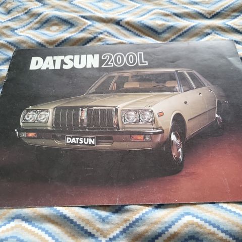 Datsun 200L  + 120Y begge på norsk!