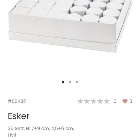 Esker 36 sett