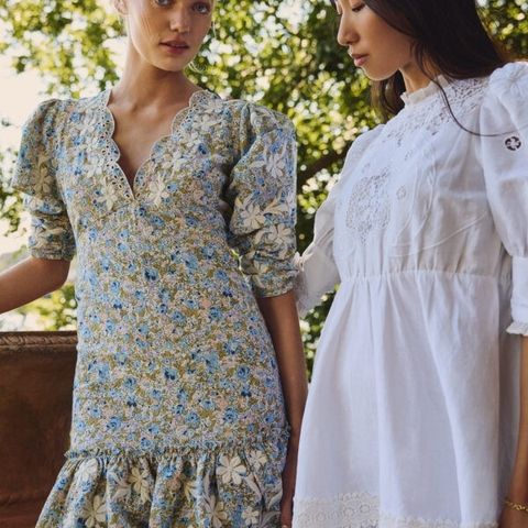 Helt Ny med tag ByTimo Linen Mini Dress Blossoms