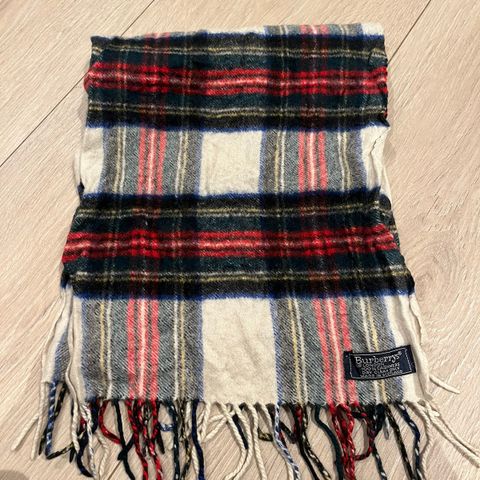 Burberry Skjerf Vintage (100% Cashmere!)