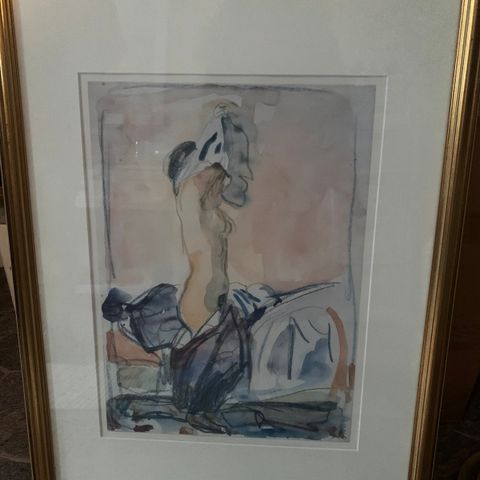 Edvard Munch . Kull kritt pastell