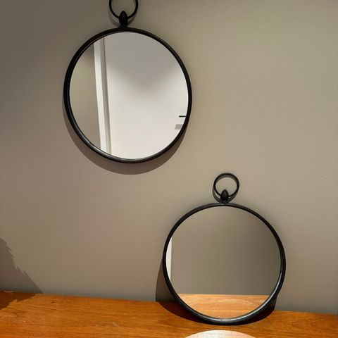 Runde speil