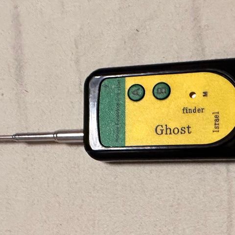 BRUKT 1 GANG GHOST BÆRBAR TRÅDLØS SIGNALDETEKTOR