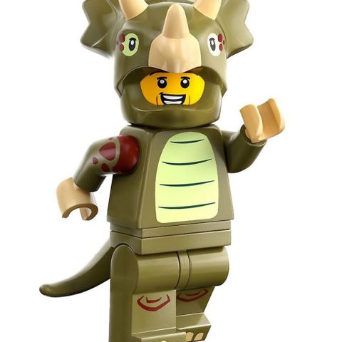 NY, Uåpnet Lego Triceratops minifigur, serie 25
