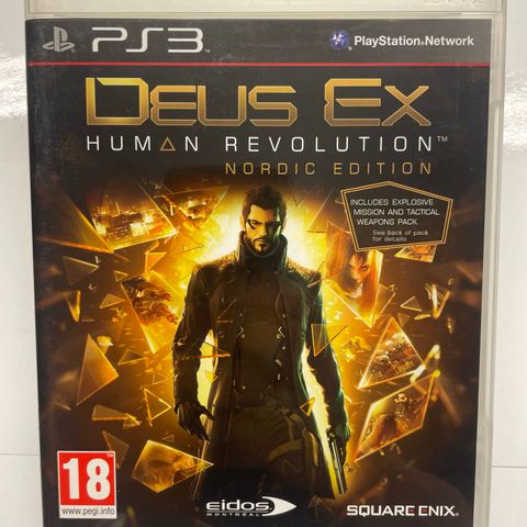 Deus Ex Human Revolution NORDIC EDITION. PS3