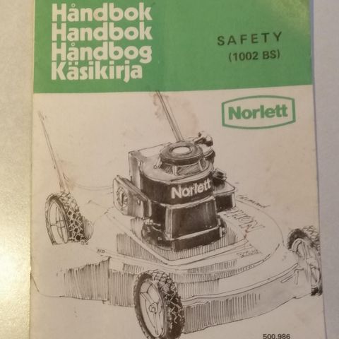 Bruksanvisning Norlett /Ariens