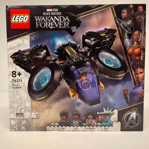 LEGO Marvel 76211 Black Panther Wakanda Forever Shuri's Sunbird