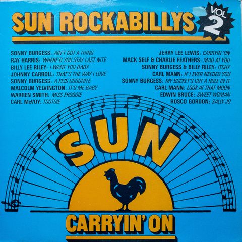 LP Various - Sun Rockabillys Vol. 2 - Carryin' On 1974 UK