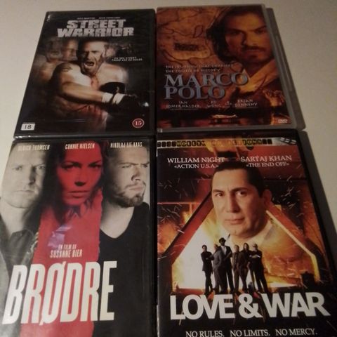 Brødre- Love & War- Street Warrior- Marco Polo- The Others