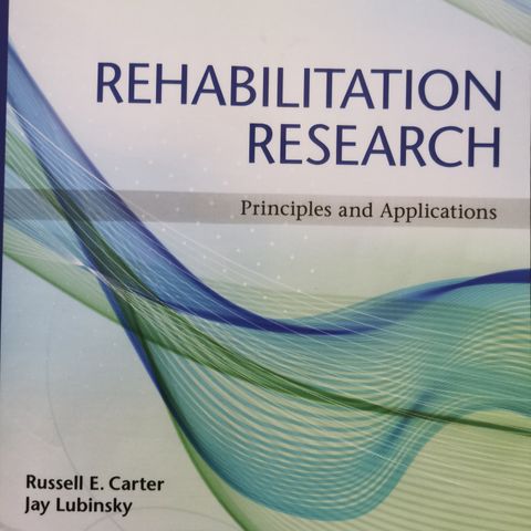 Rehabilitation Research: Principles and Applications