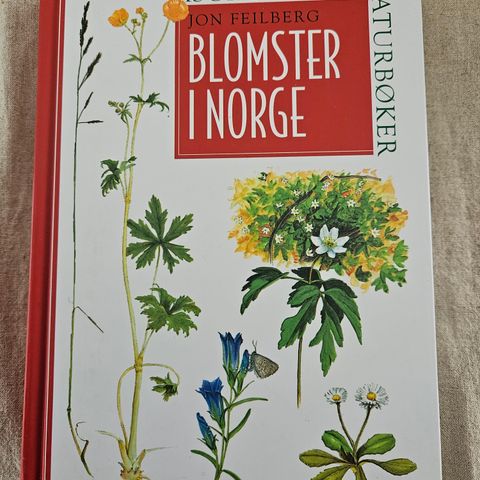 Blomster i Norge av Jon Feilberg Aschehougs Naturbøker