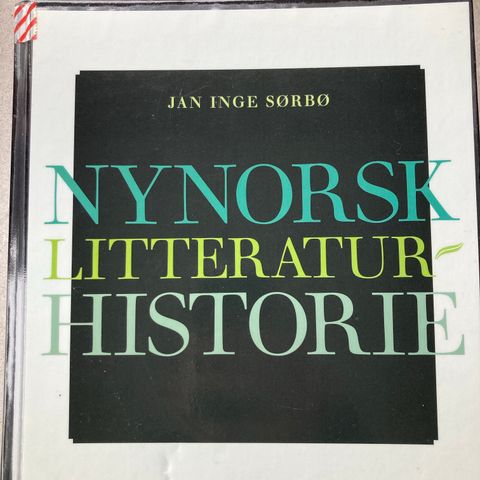 nynorsk litteraturhistorie Jan Inge Sørbø