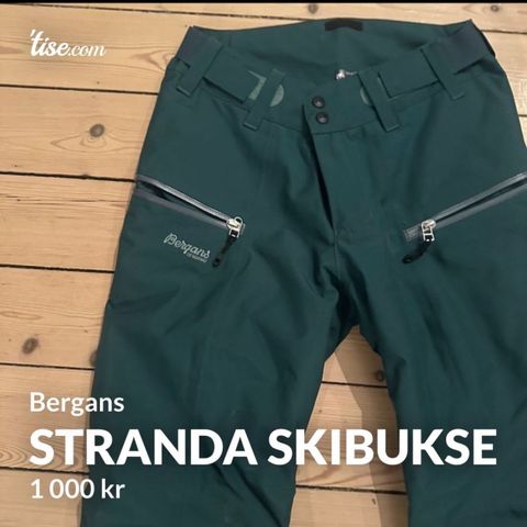 Bergans skibukse - Stranda insulated