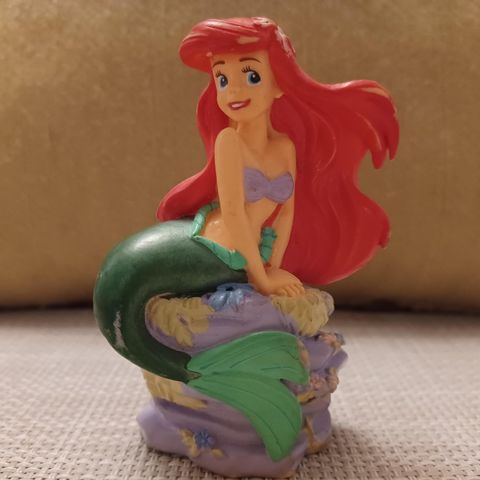 Vintage Disney Ariel Figur, Bully, handpainted