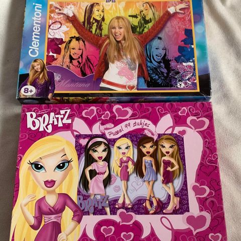 Hannah Montana & Bratz Puslespill