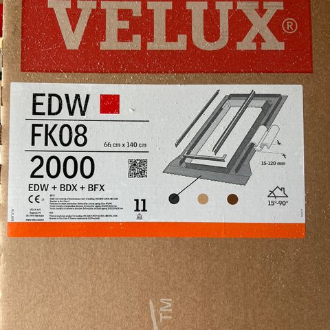 veluxvindu 66x140