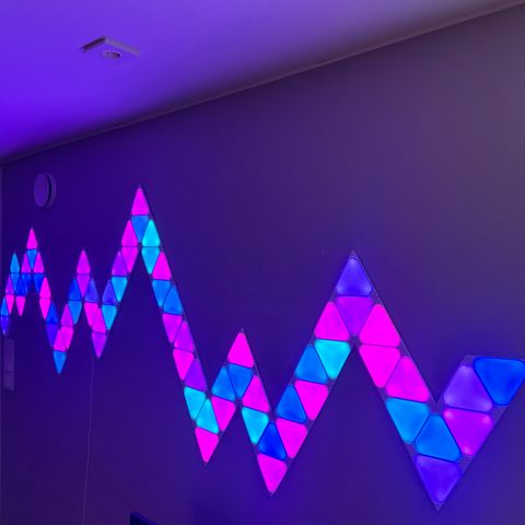 nanoleaf mini triangles 50STK! Med klister