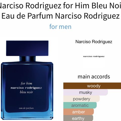 Narciso Rodriguez for Him Bleu Noir Eau de Parfum Narciso Rodriguez 50 ml