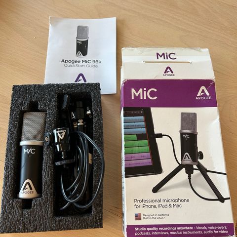 Apogee MiC 96k - Profesjonell mikrofon selges