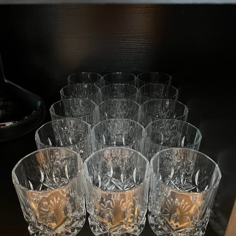 15 stk Whiskyglass/drikkeglass