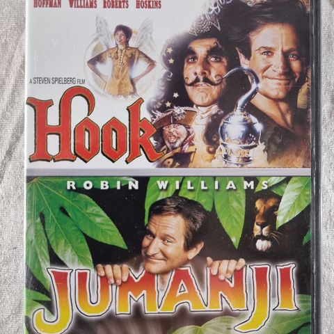 Hook og Jumanji dobbel DVD