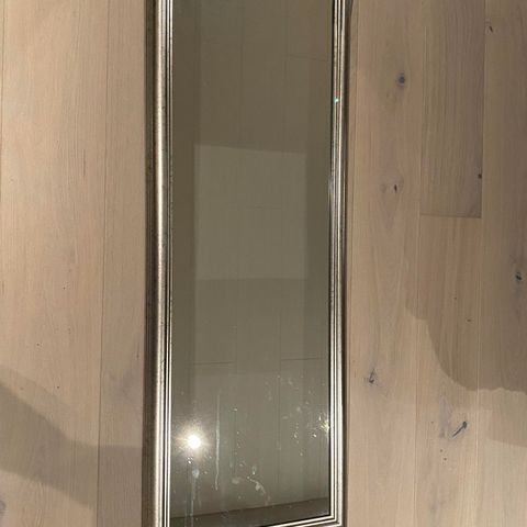 Speil sølvfarget 44cm x 120cm
