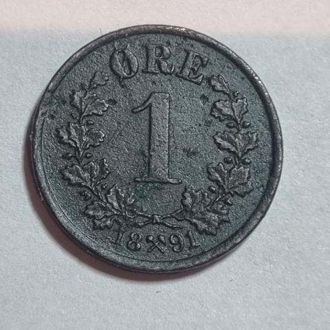 1 ØRE 1891