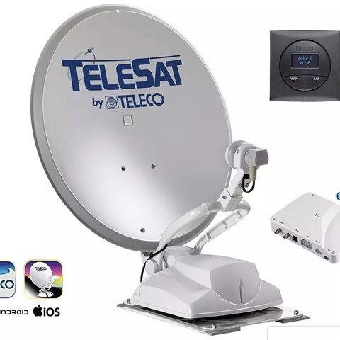 Helautomatisk Parabol TeleSat m/bluetooth