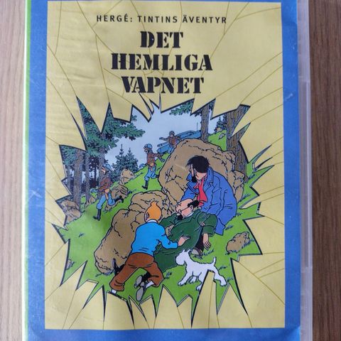 Dvd familiefilm. TinTins eventyr. Det hemmelige våpenet. Tegnefilm. Norsk tale.