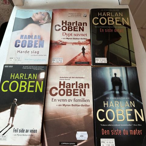 6 Harlan Coben bøker