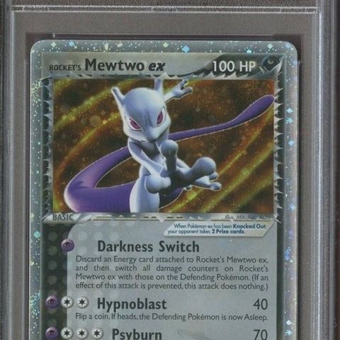 Pokemon - Team Rocket Returns - Rocket's Mewtwo ex- PSA 7 - Ønskes kjøpt