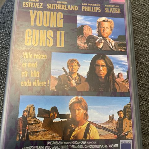 Young guns 2. vhs big box