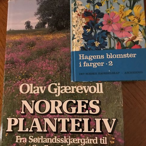 Hagens blomster i farger 2,       Norges planteliv, Olav Gjærevoll