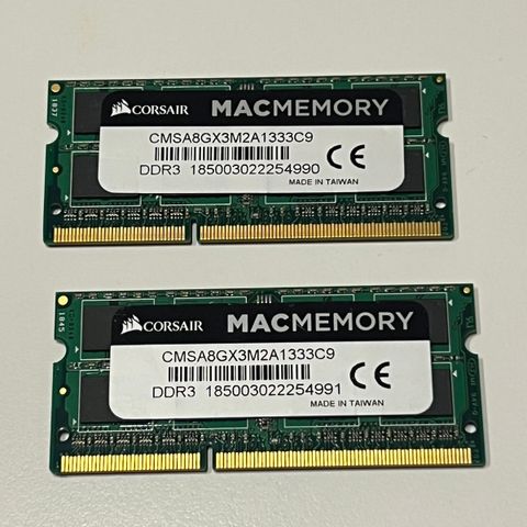 8GB Corsair MacMemory DDR3 1333MHz