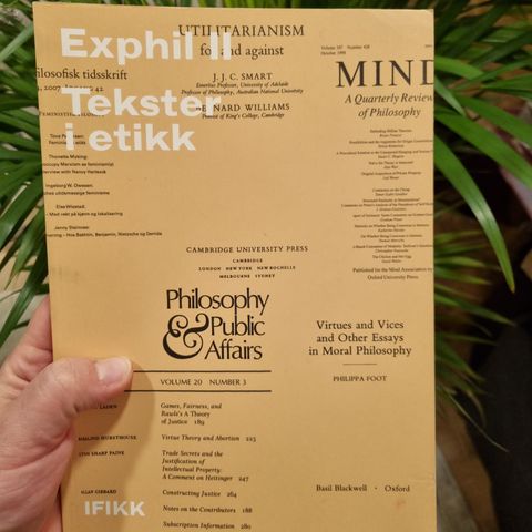 Exphil II tekster i etikk (2013, 5. utgave).
