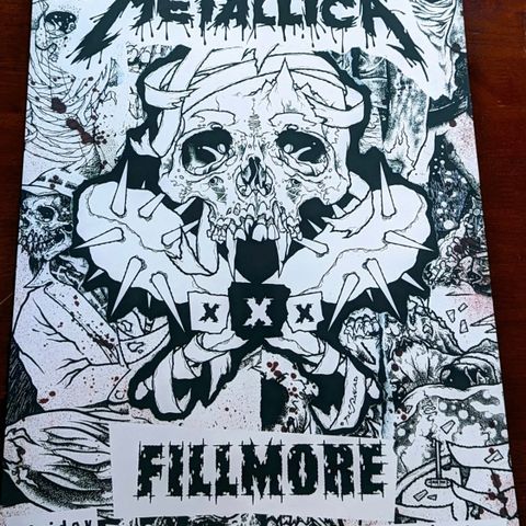 Metallica Live at Fillmore 4 x Poster Set