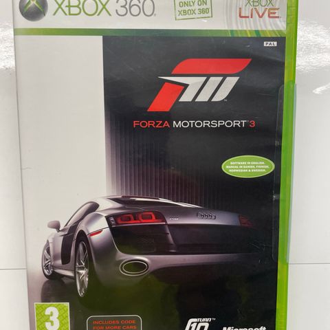 Forza Motorsport 3 Xbox 360