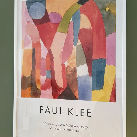Paul Klee kunst trykk innrammet