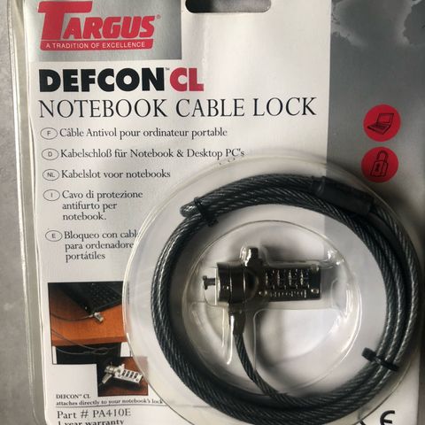 PC Cable lock / lås