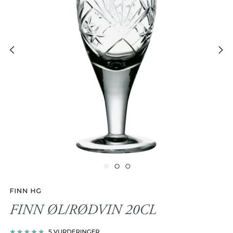 Finn øl/rødvinsglass