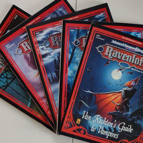 Dungeons & Dragons 2e - Ravenloft: Van Richten's Guides
