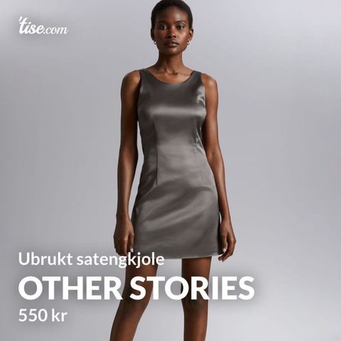 &OtherStories kjole i sateng (helt ny)